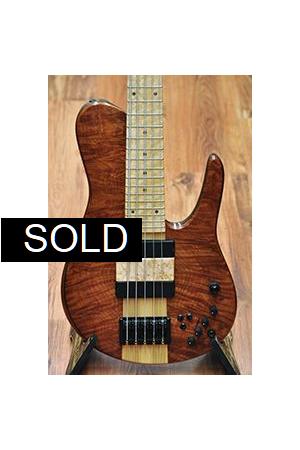 Fodera Flame Redwood Imperial MG5 Elite Fodera Flame Redwood Imperial MG5 Elite